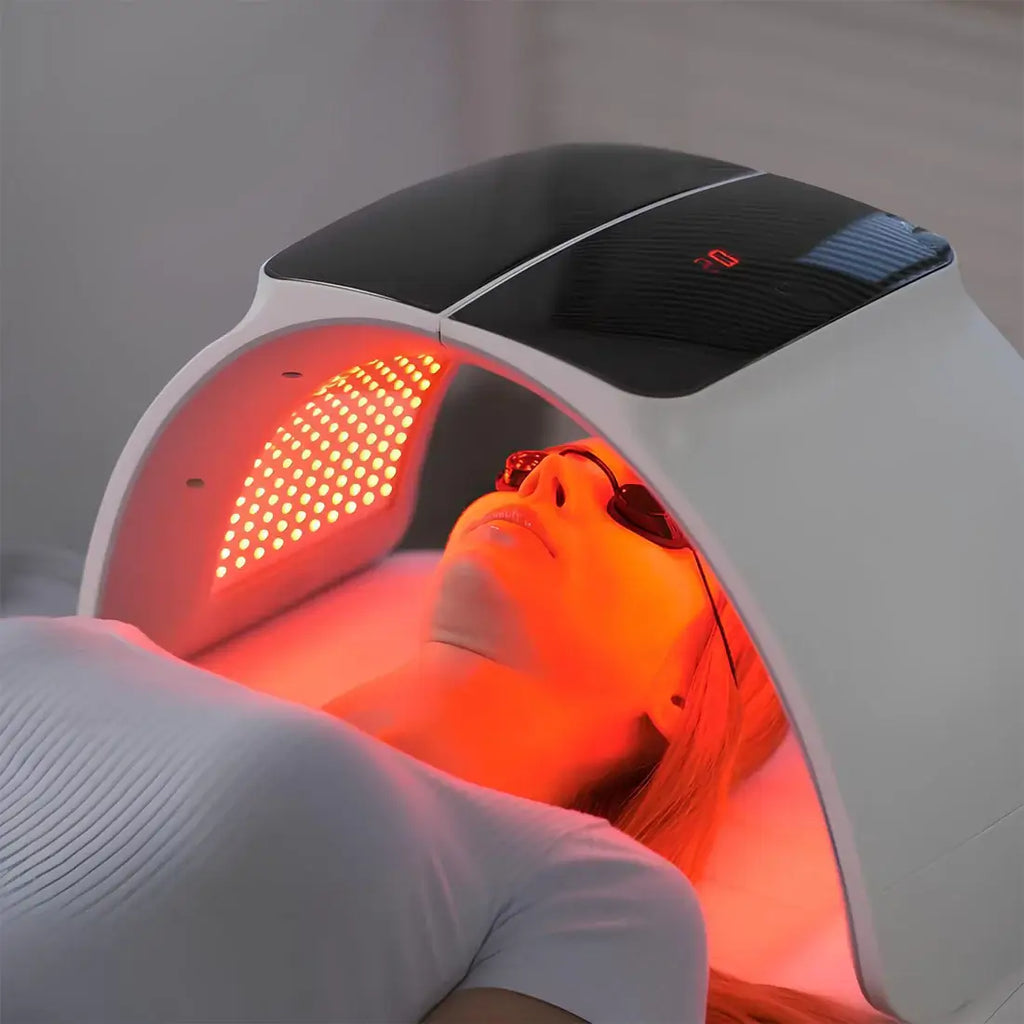 Dispositivo de terapia de luz LED LumaDerm Pro con hidratación