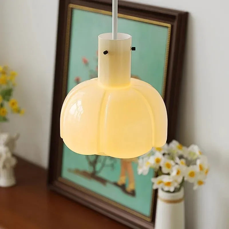 FjordGlow Nordische Glas-Hängeleuchte LED Pro Leuchte