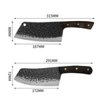 Ravara Hand-Forged Cleaver Knife 168-Hour Craftsmanship