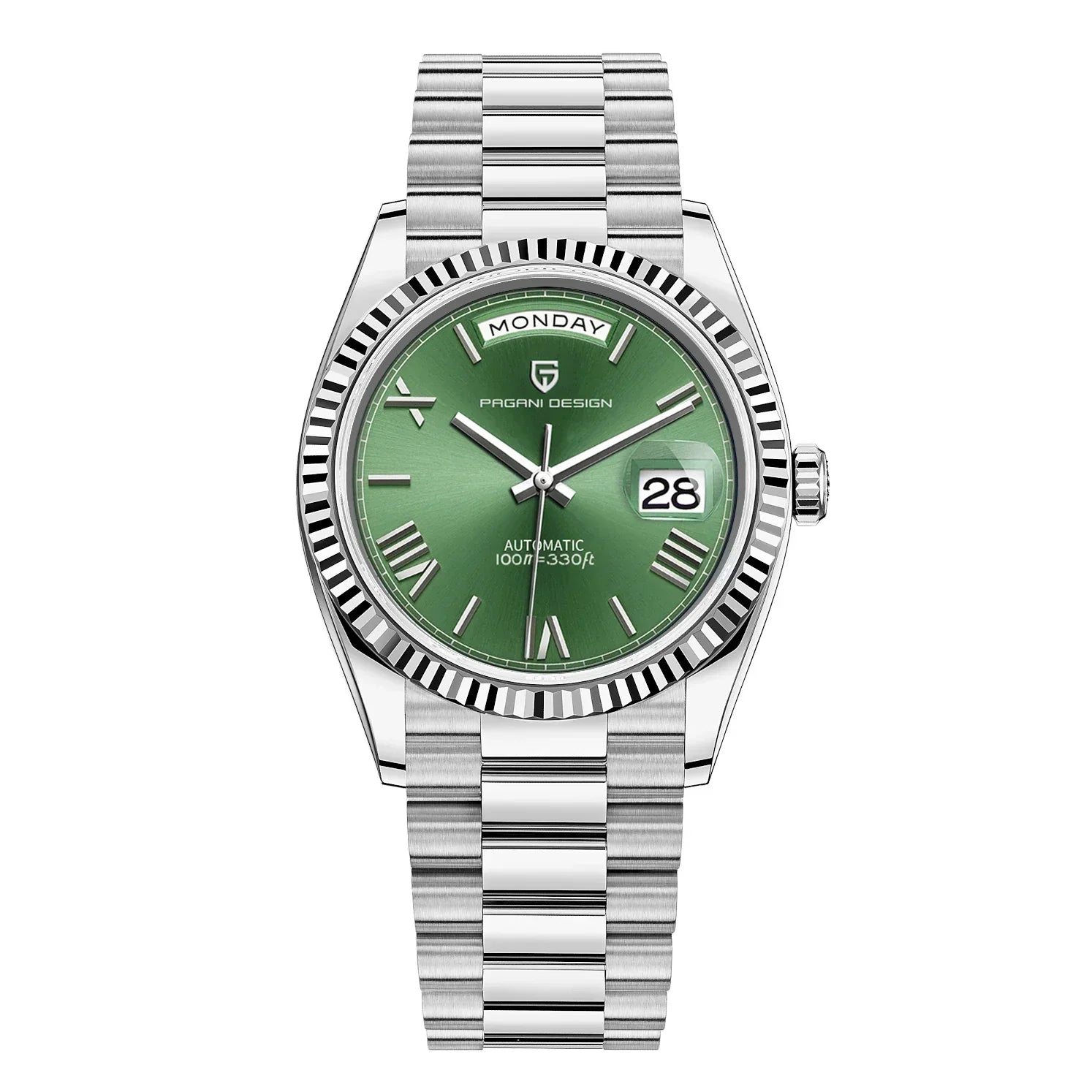 Aurelius Men's Automatic Watch Stainless Steel Calendar