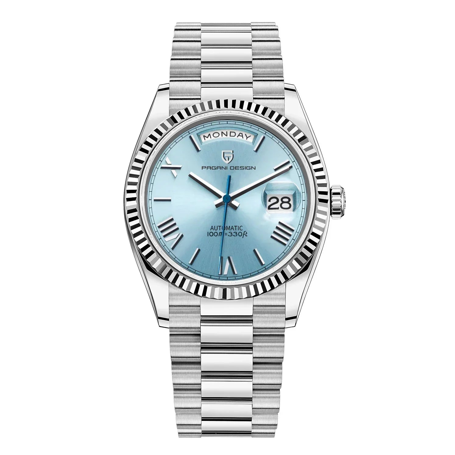 Aurelius Men's Automatic Watch Stainless Steel Calendar