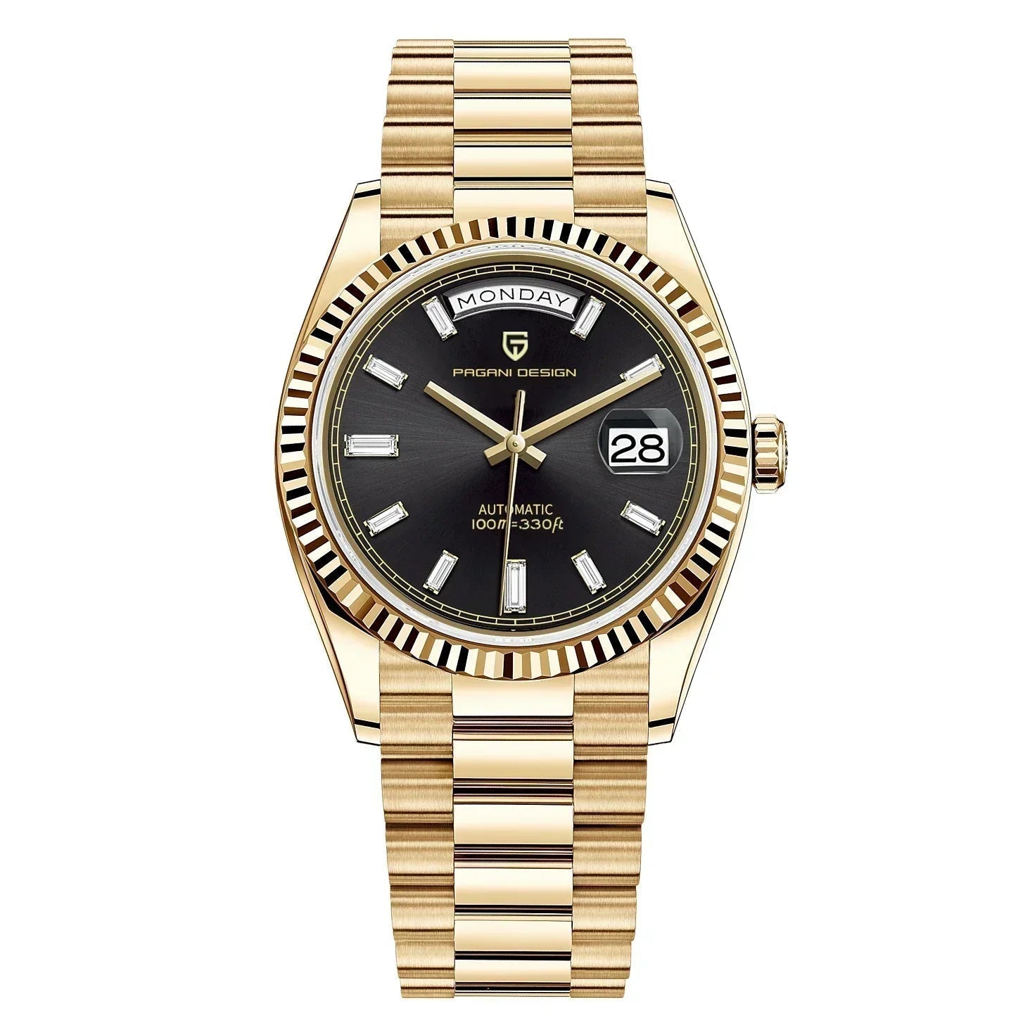 Aurelius Men's Automatic Watch Stainless Steel Calendar