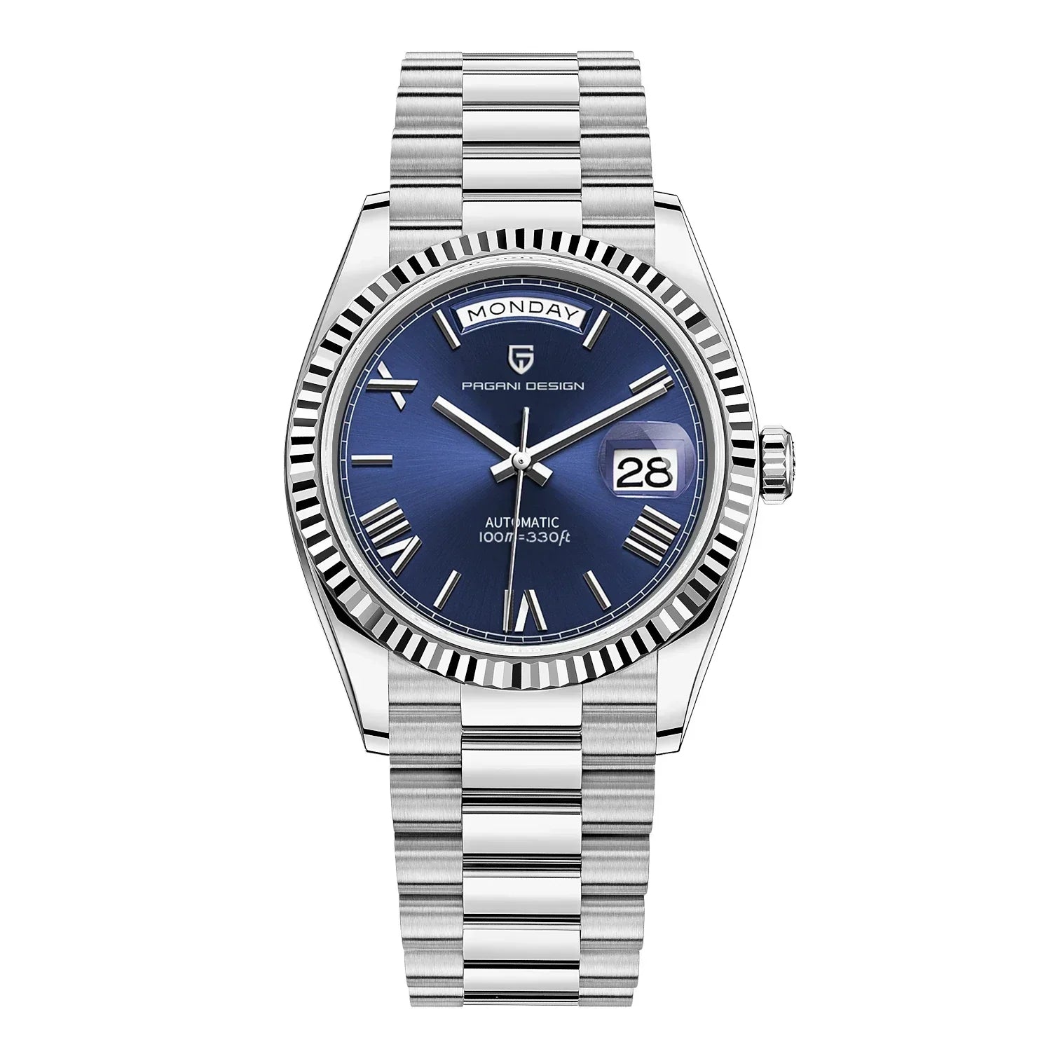 Aurelius Men's Automatic Watch Stainless Steel Calendar