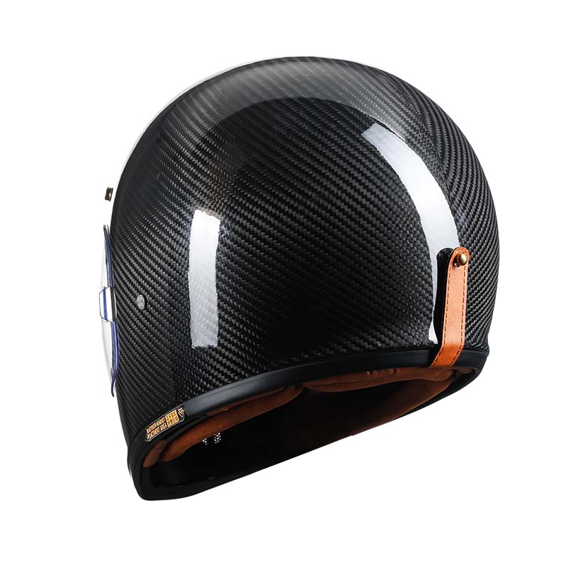 Casco integrale in fibra di carbonio AeroNova DOT ECE F380VB