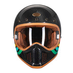 NovaGuard Carbon Fiber Full-Face Motorcycle Helmet DOT ECE