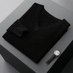 Marlow - 100% Wool - V-Neck Sweater – Classic Business Casual Knit for Autumn/Winter 8