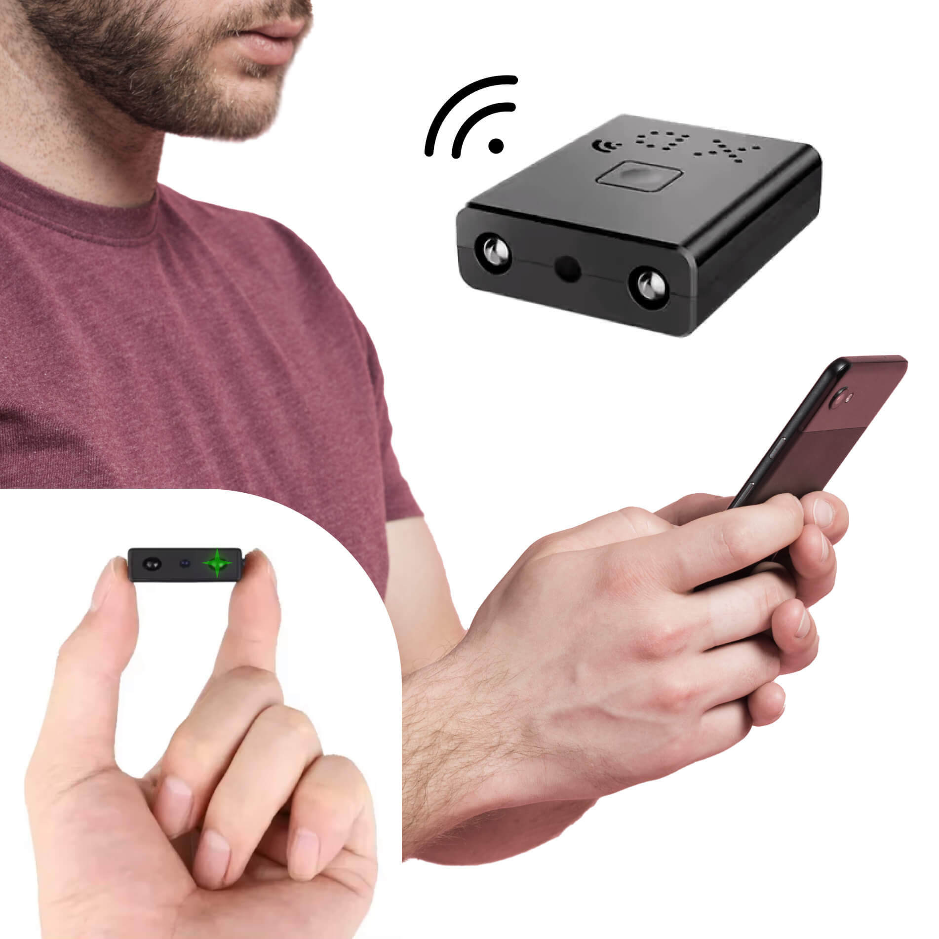 Mini HD Video Camera With Built-In Audio For Clear Clips