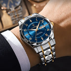 NovaPulse Sportwatch for Men 50m Waterproof Chronograph