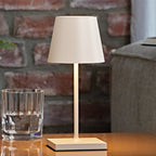 Auretta | Lampada da tavolo mini senza fili con batteria ricaricabile e dimmer regolabile