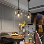 Lunara met de hand geblazen glazen plafondlamp