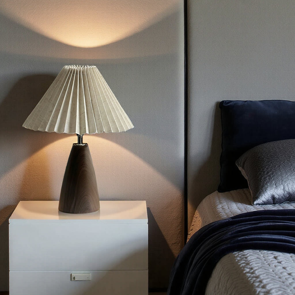 Norroe - Beza linen table lamp