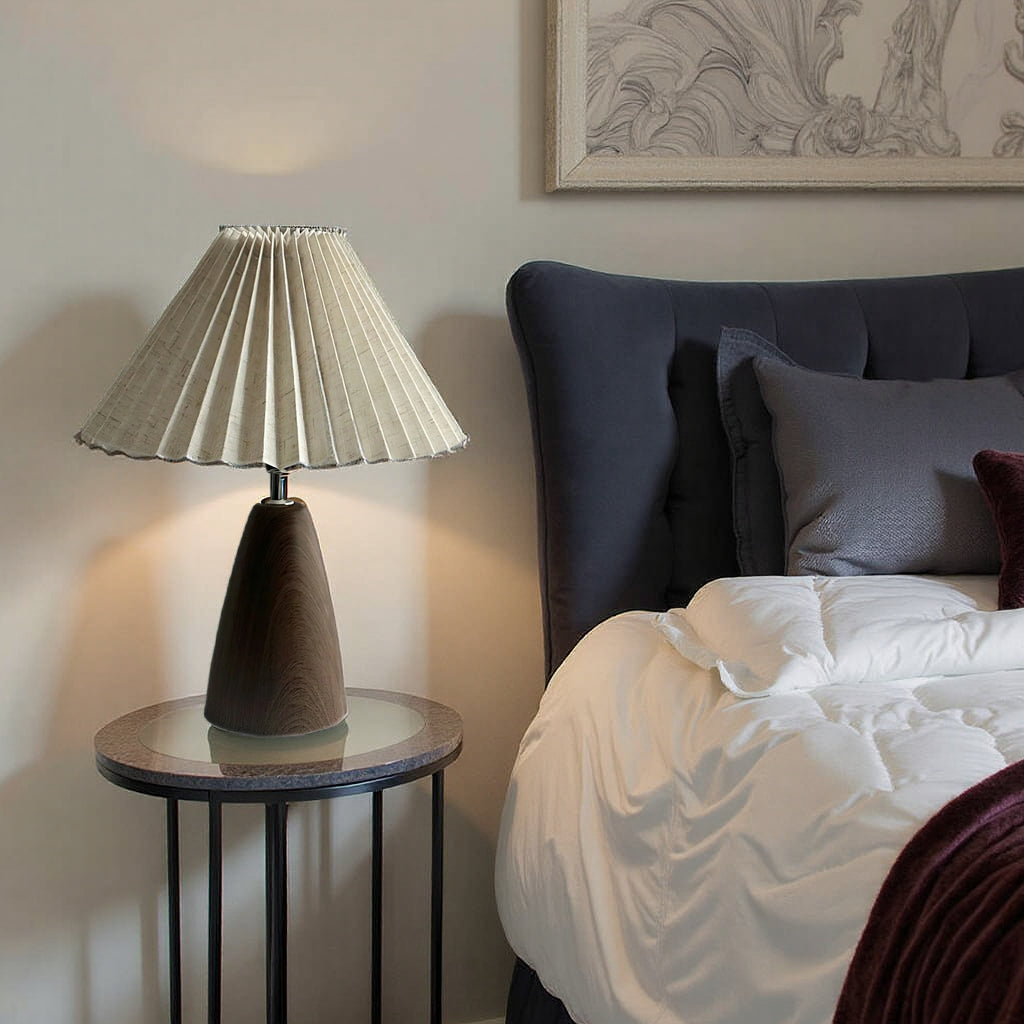 Norroe - Beza linen table lamp