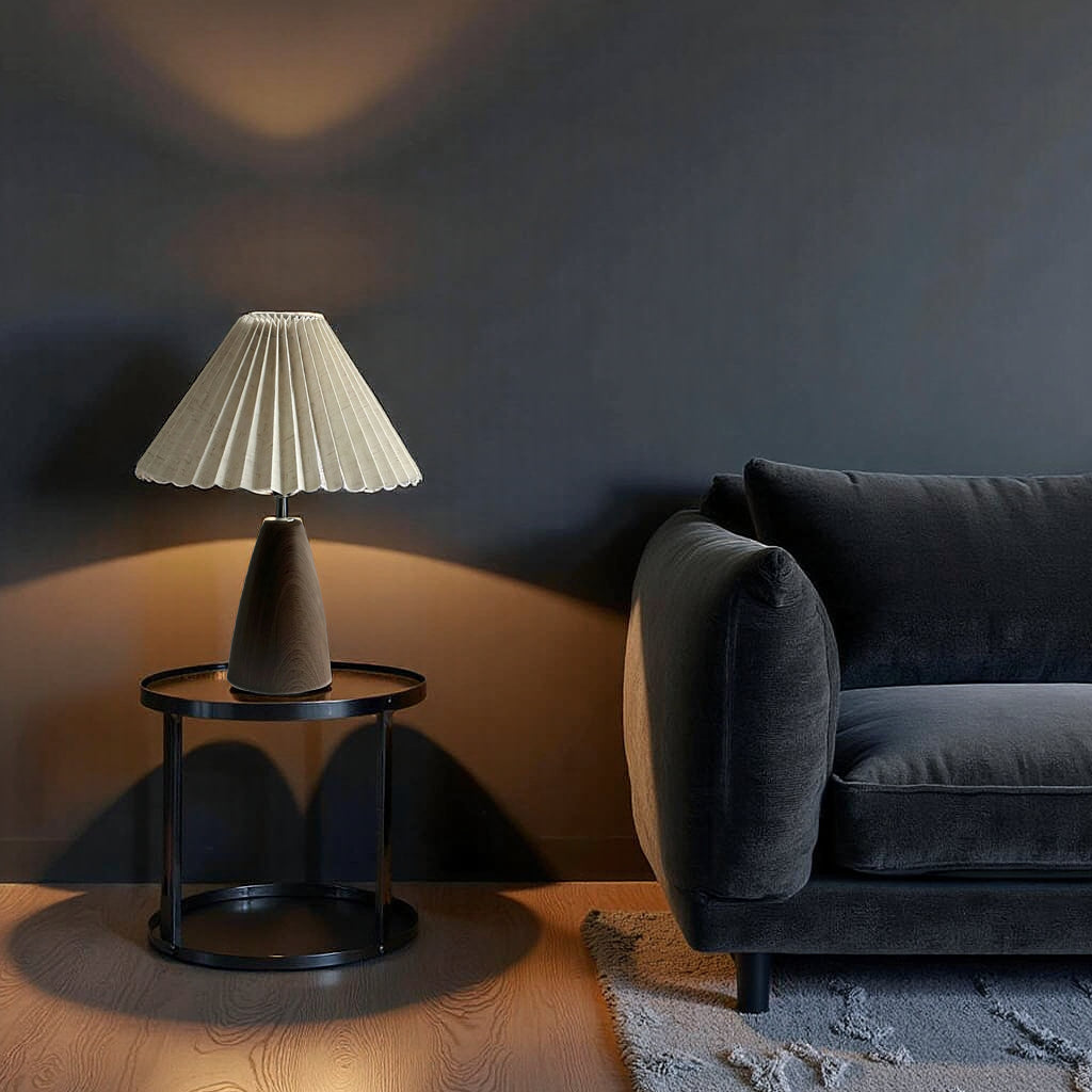 Norroe - Beza linen table lamp