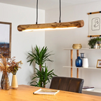 Norroe - Dimmable wooden pendant lamp