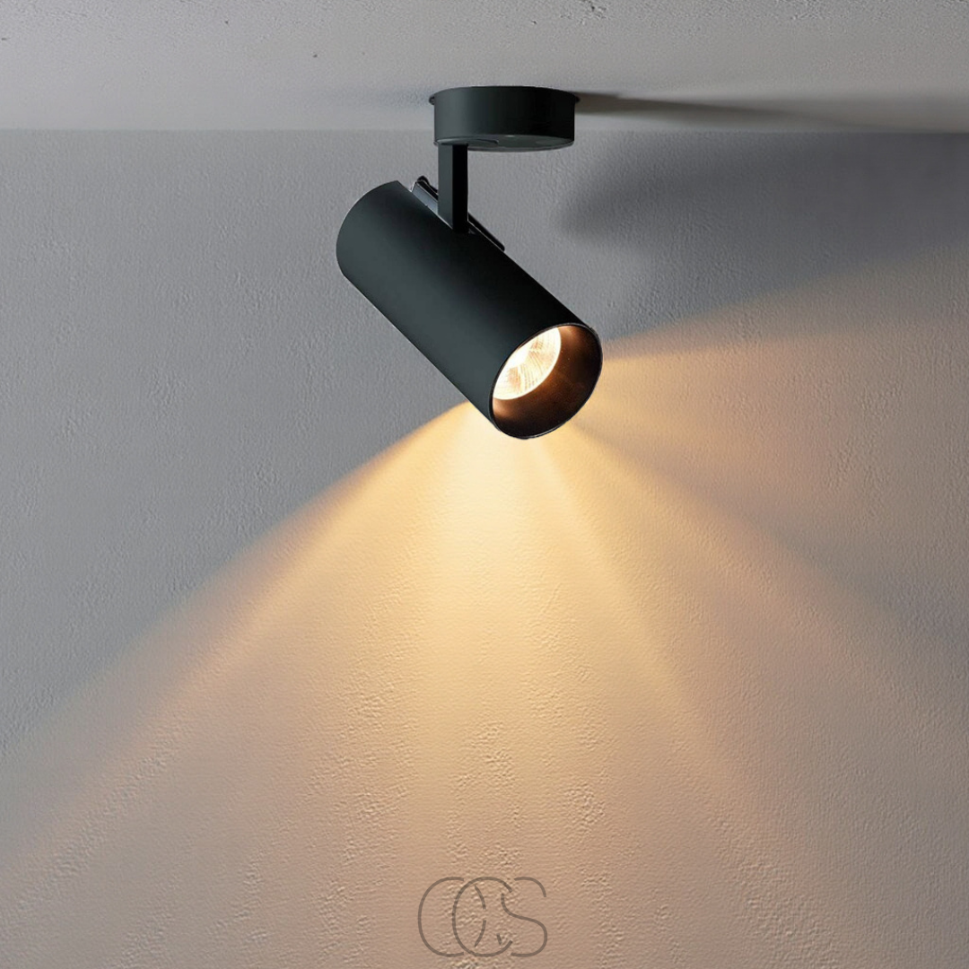 Norroe - LED Ceiling Spot Single - sleek design, focused light