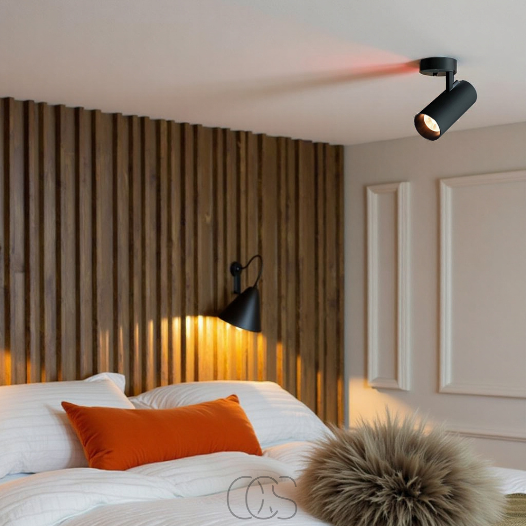 Norroe - LED Ceiling Spot Single - sleek design, focused light