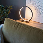 Norroe - Lampada da Tavolo a Anello LED - Design Moderno Minimalista