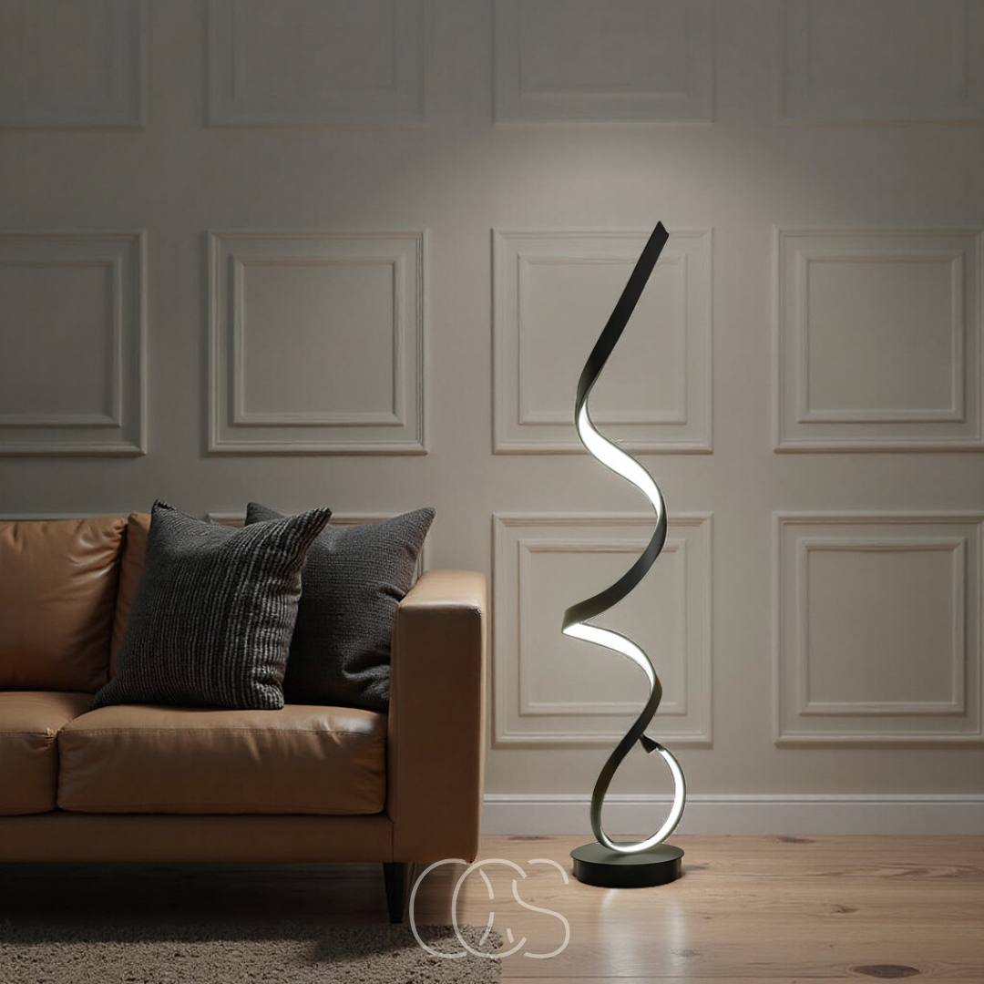 Norroe - LED Spiral Floor Lamp Dimmable