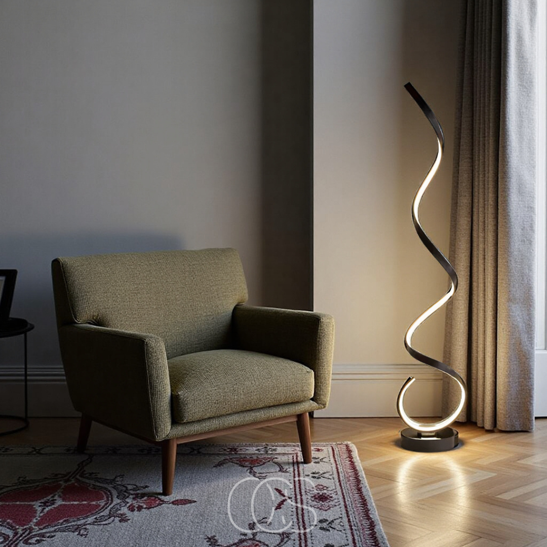 Norroe - LED Spiral Floor Lamp Dimmable
