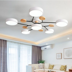 Norroe - Lampada da soffitto a LED in metallo Macaron - Dimmerabile a 3 colori