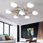 Norroe - Lampada da soffitto a LED in metallo Macaron - Dimmerabile a 3 colori