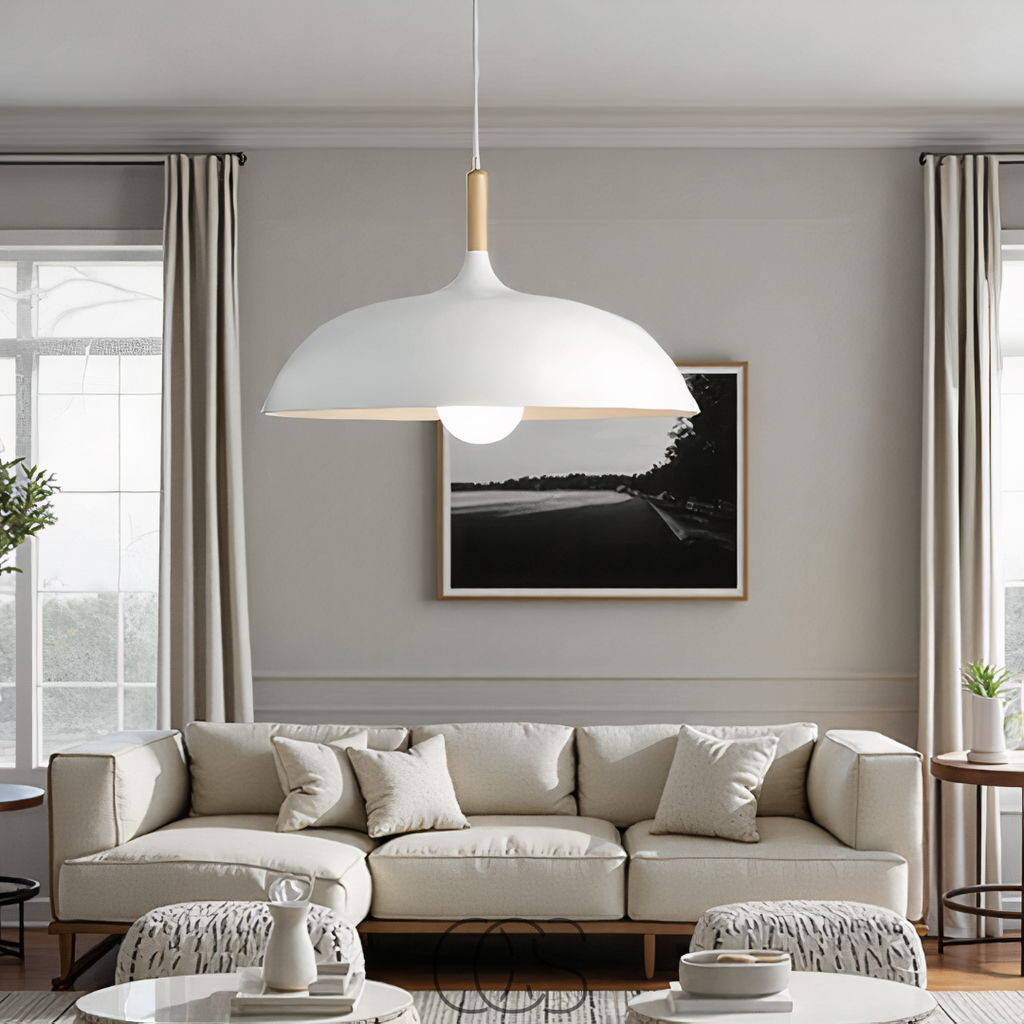 Norroe - Modern Matte Black Ceiling Lamp