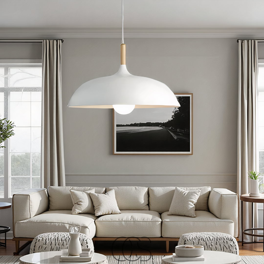Norroe - Modern Matte Black Ceiling Lamp