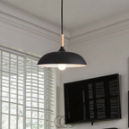Norroe - Modern Matte Black Ceiling Lamp