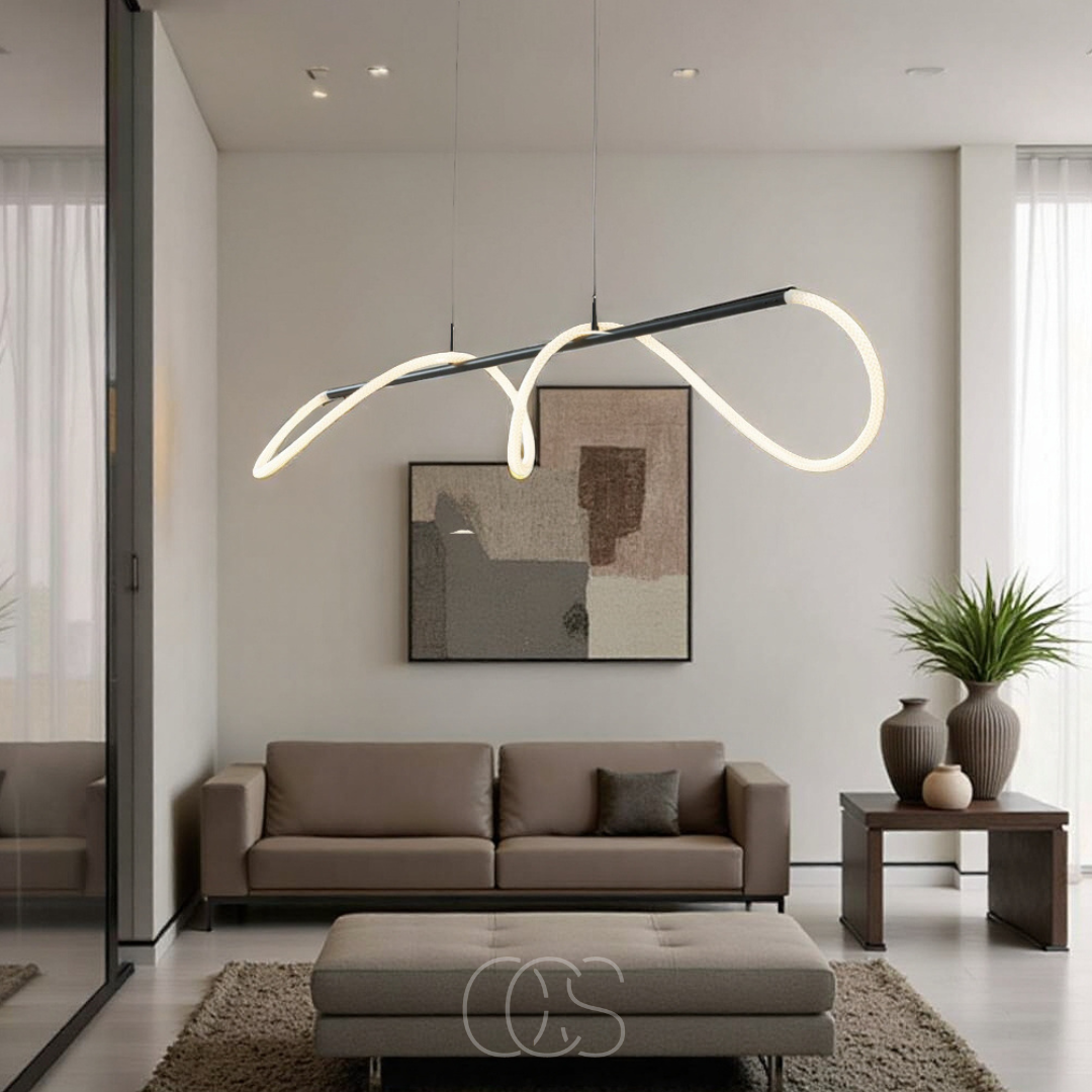 Norroe - Pendant lamp with LED tubes - Modern design