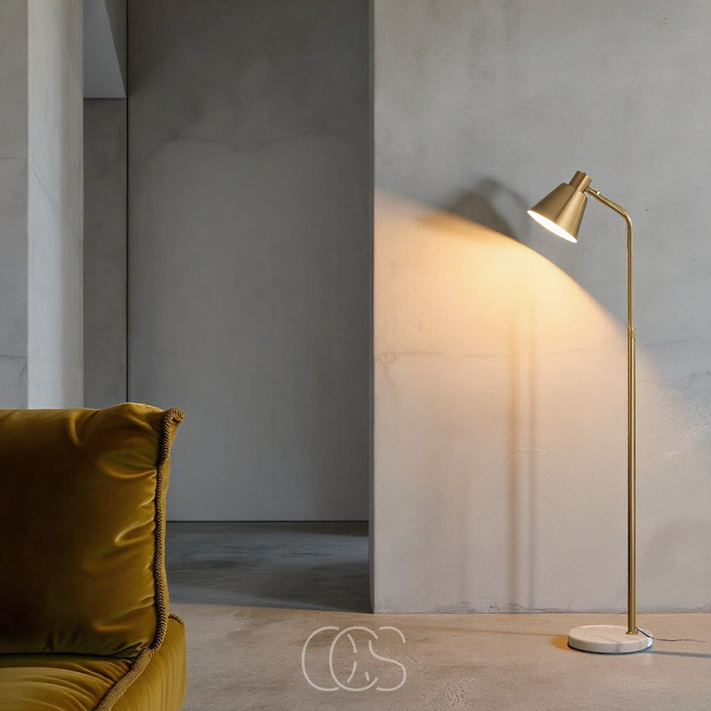 Norroe - Lampada da terra Shine - Dimmerabile e luce calda