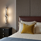 Norroe - Lampada da parete LED sottile - Alluminio nero