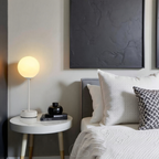Norroe - Lampada da Tavolo Sferica - Illuminazione Elegante per Qualsiasi Interno