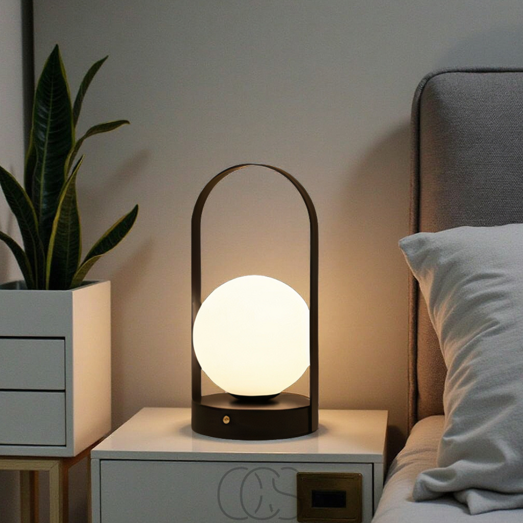 Norroe - Spherical Table Lamp - Wireless LED Night Light