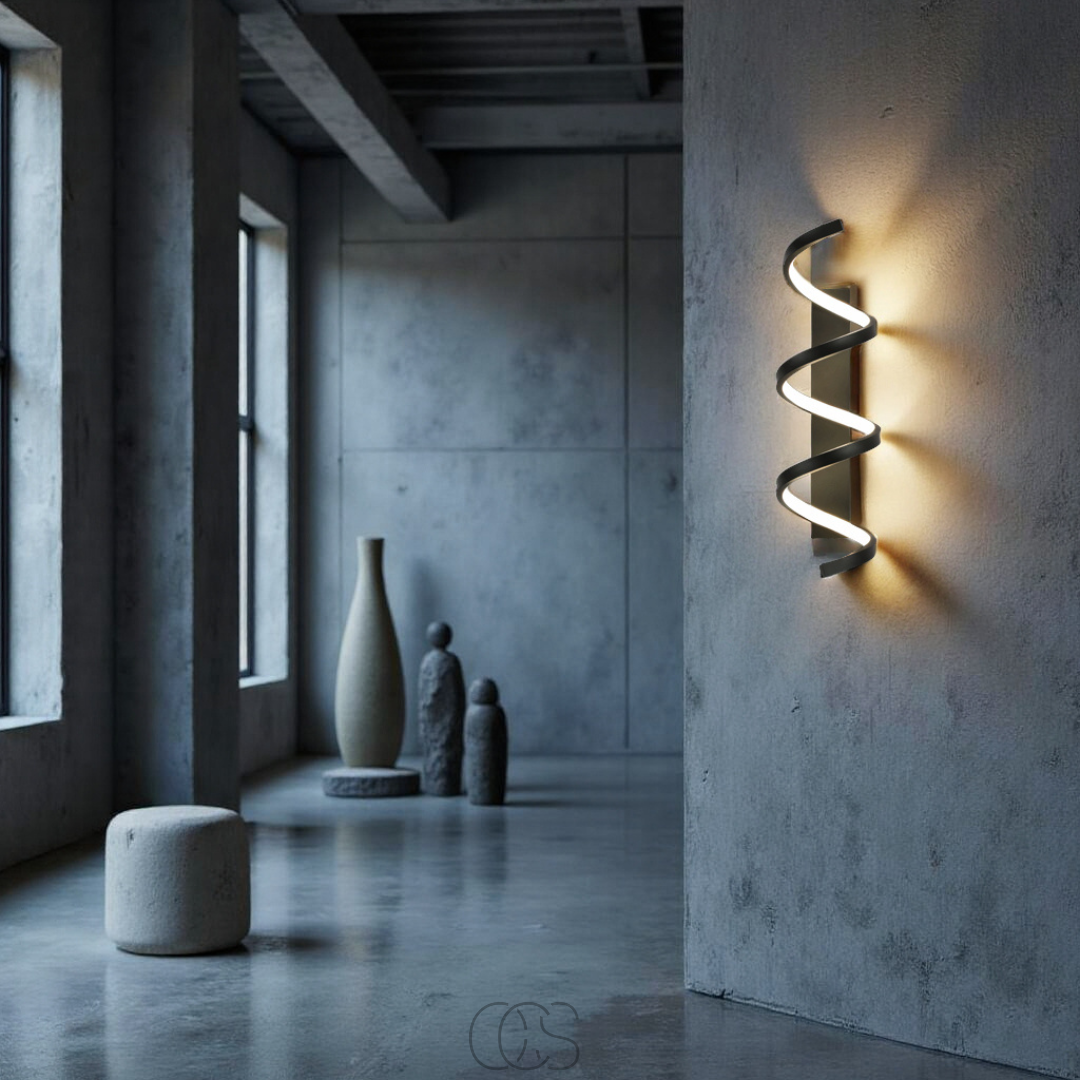 Norroe - Spiral LED wall lamp - Dimmable