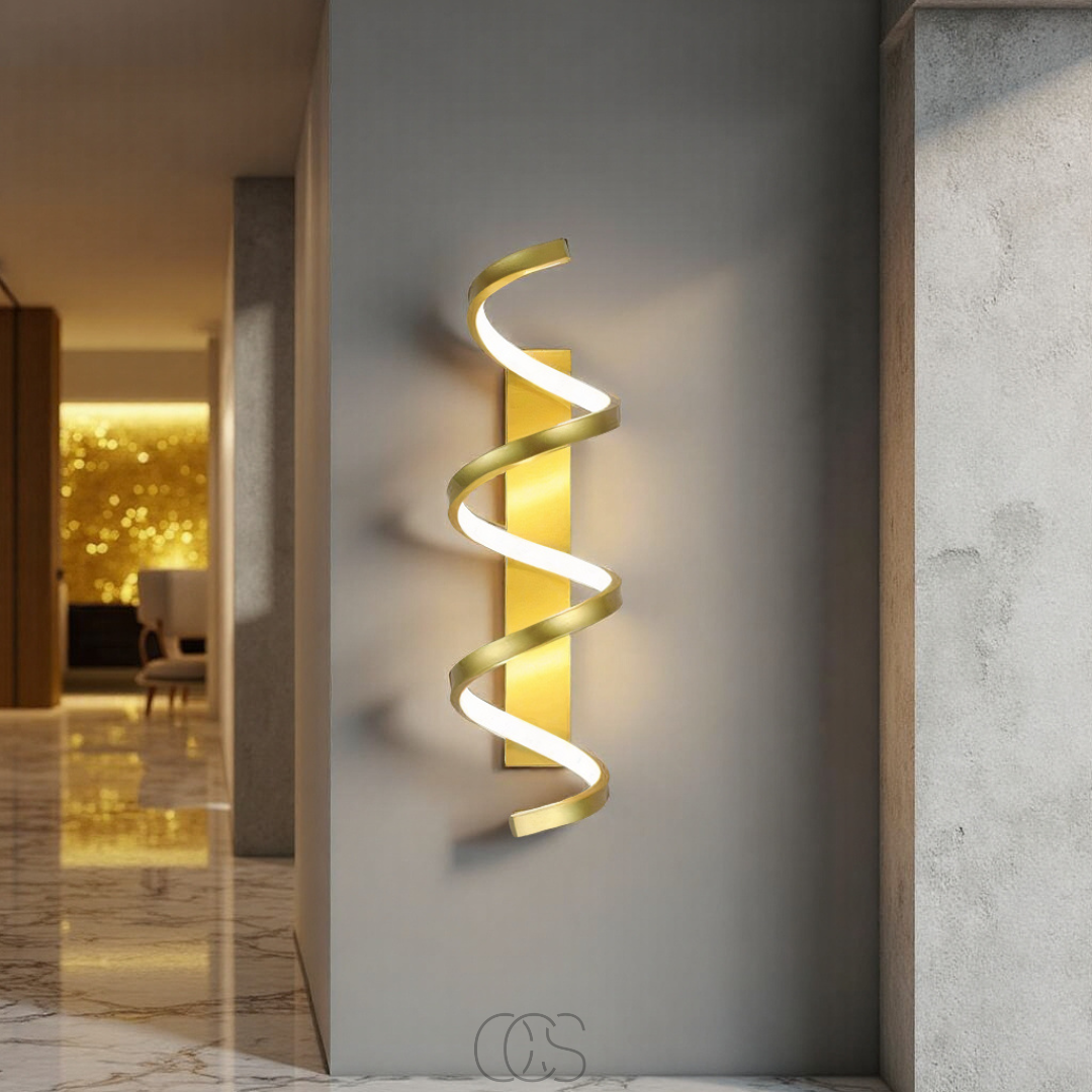 Norroe - Spiral LED wall lamp - Dimmable
