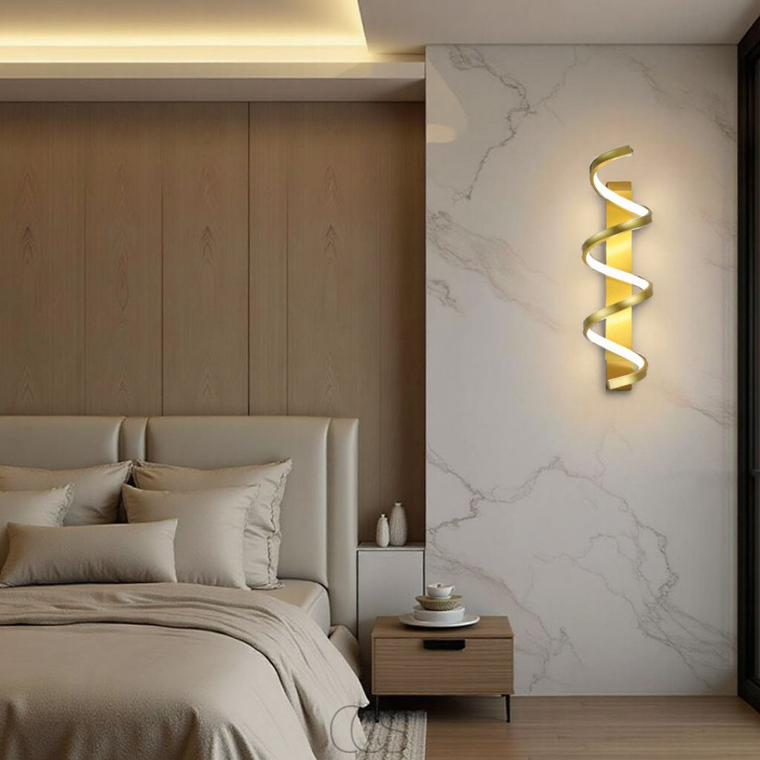 Norroe - Spiral LED wall lamp - Dimmable