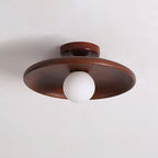 Norroe - Lampada da soffitto in noce - Lampada da soffitto di lusso in legno