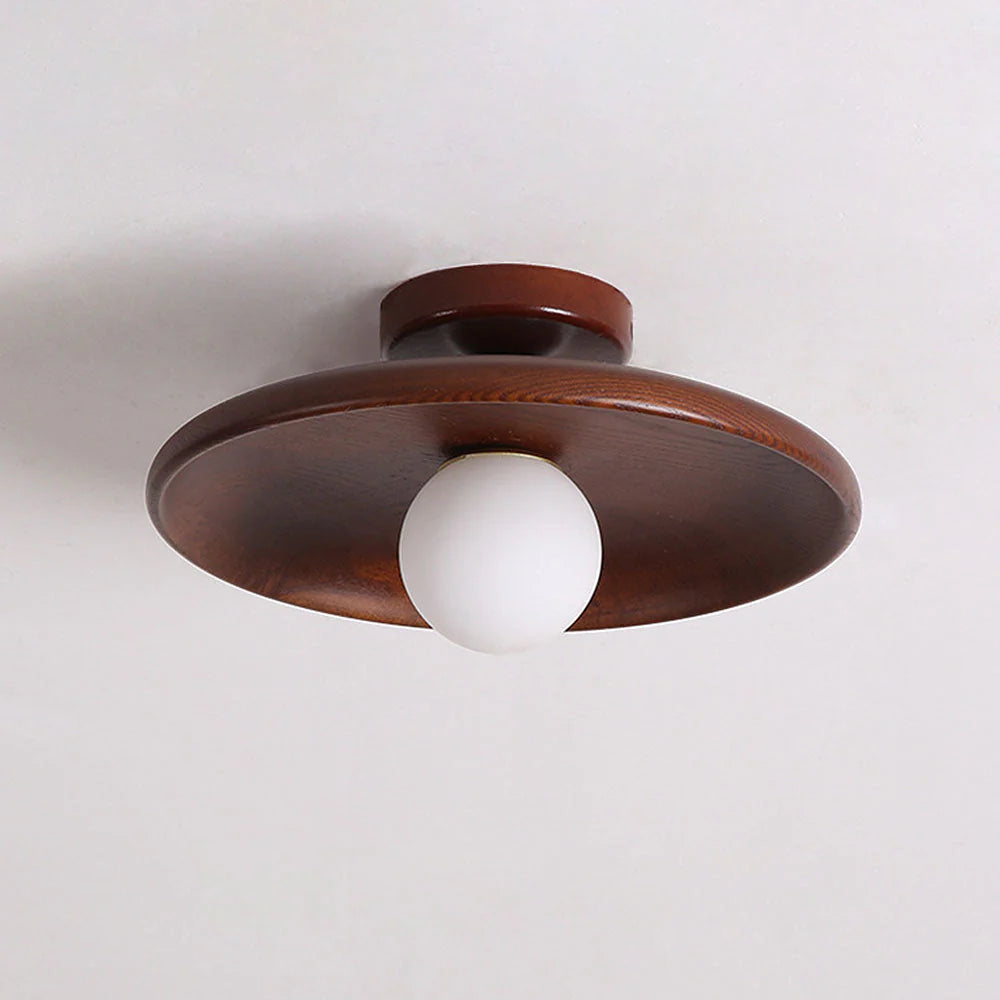 Norroe - Walnut Ceiling Lamp - Luxury Ceiling Lamp Wood