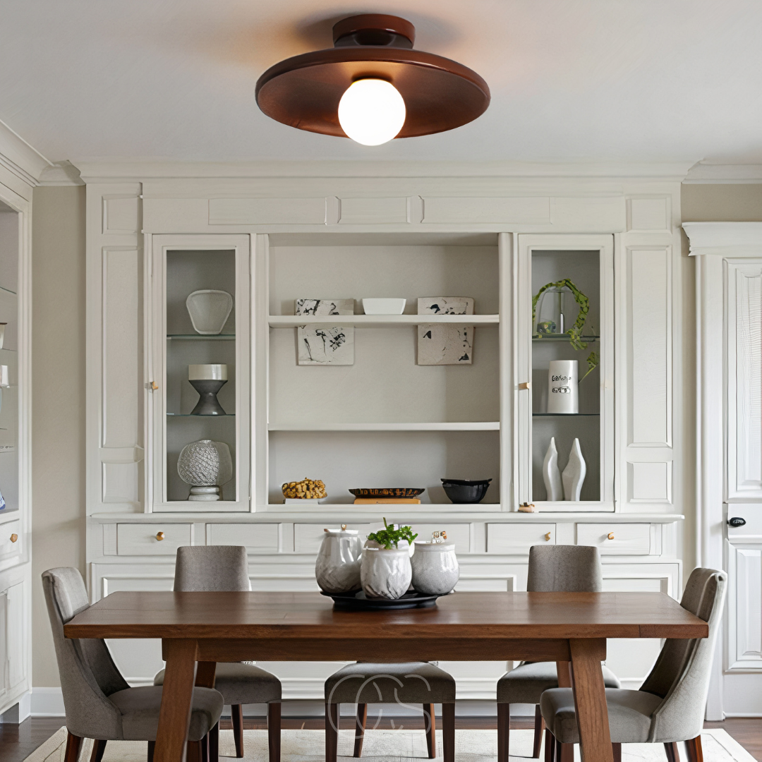 Norroe - Walnut Ceiling Lamp - Luxury Ceiling Lamp Wood