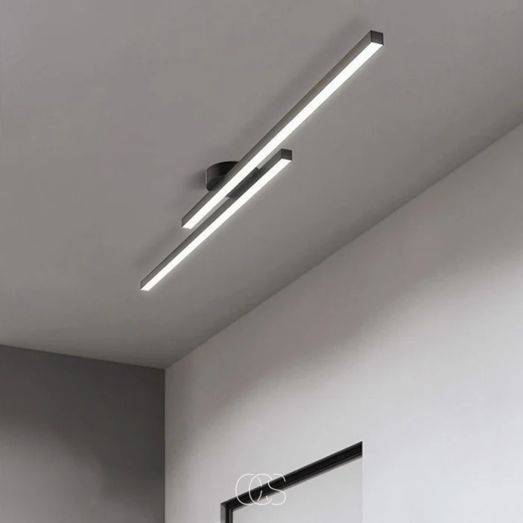 Norroe - nowoczesna aluminiowa lampa sufitowa - Eleganckie oświetlenie sufitowe