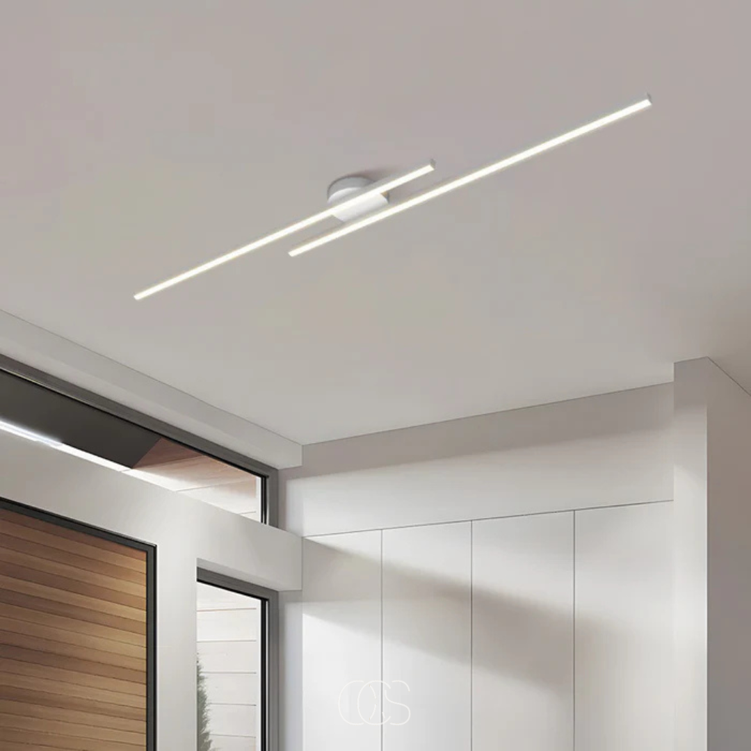 Norroe - nowoczesna aluminiowa lampa sufitowa - Eleganckie oświetlenie sufitowe