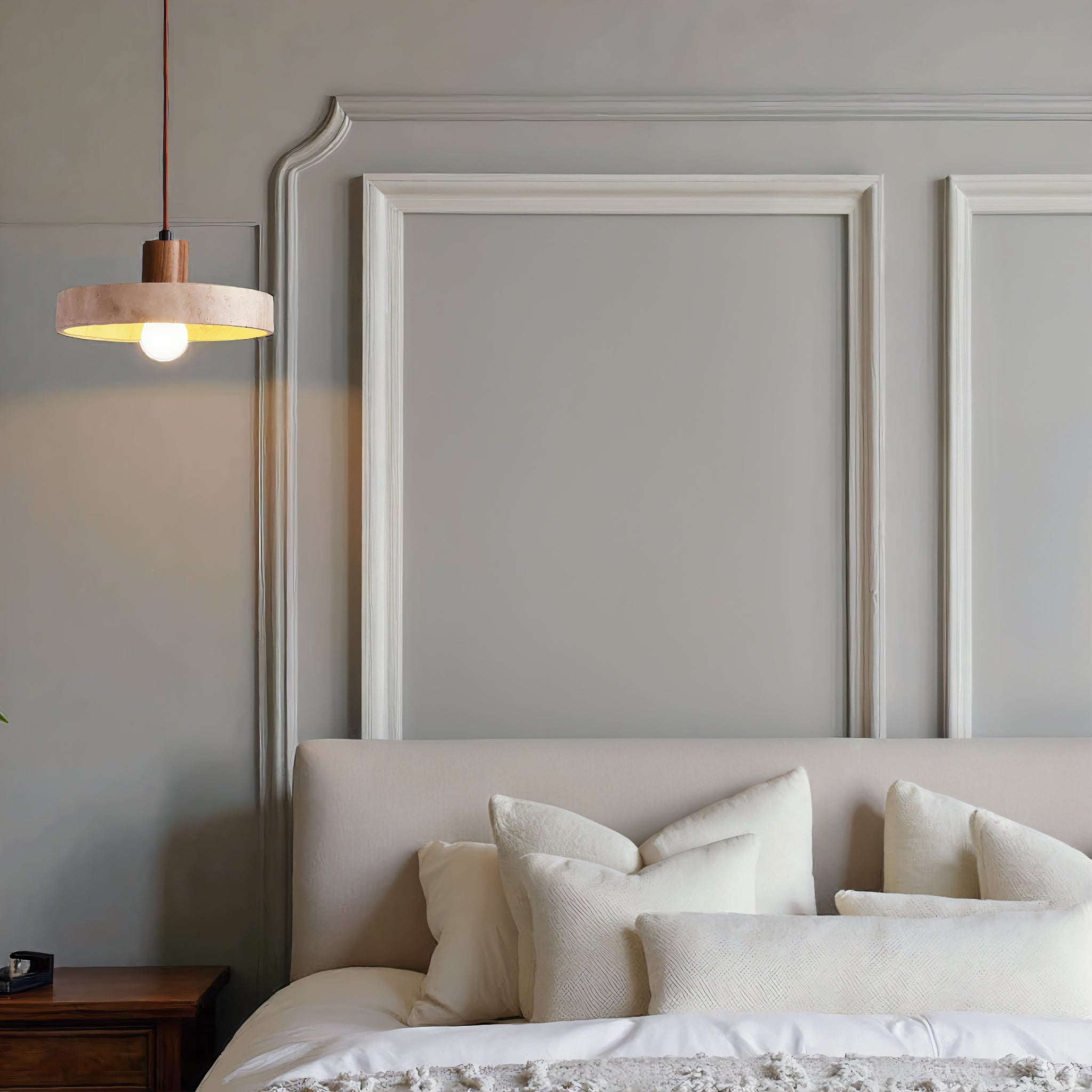 Norroe - pendant lamp in natural stone - Unique & Adjustable