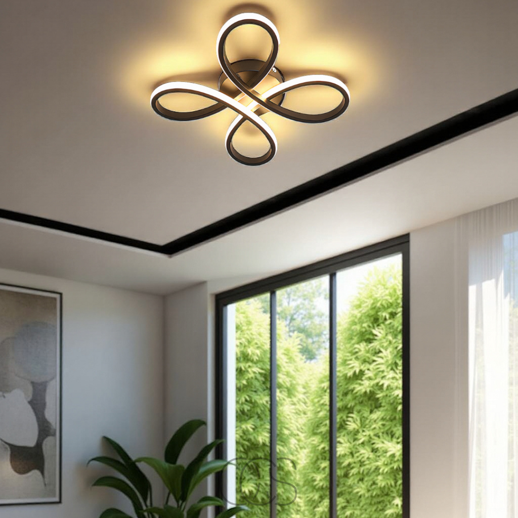 Norroe – Taklampe LED Klaver – Moderne design med atmosfærisk dimmefunksjon