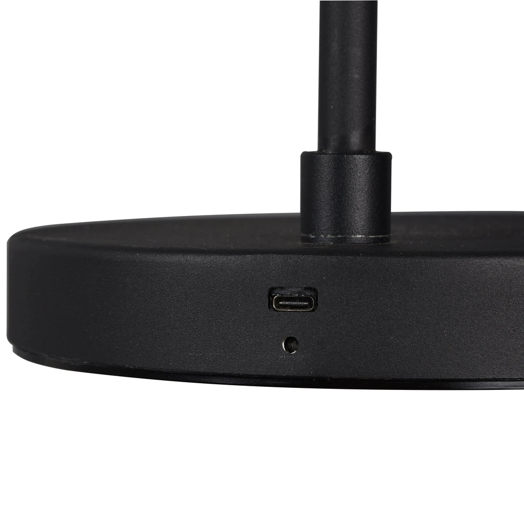 Norroe – Lámpara de pie inalámbrica - Recargable por USB y regulable