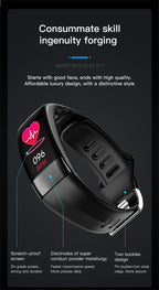 AuraBand Watch BP ECG HR SpO2 Sleep Tracker FDA Approved