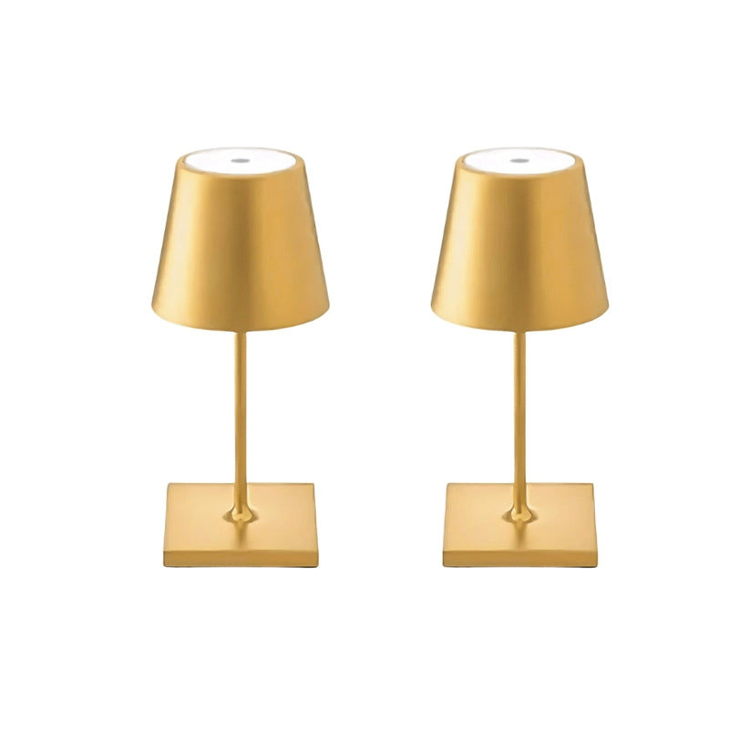 Auretta | Lampada da tavolo mini senza fili con batteria ricaricabile e dimmer regolabile