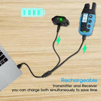 CanisPro 1000m Afstandsbediening Honden Trainingshalsband Oplaadbaar Waterdicht Voor Alle Maten