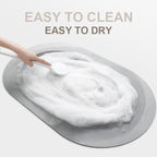 AquaCloud Quick Dry Bath Mat Ultra Absorbent for Bathroom