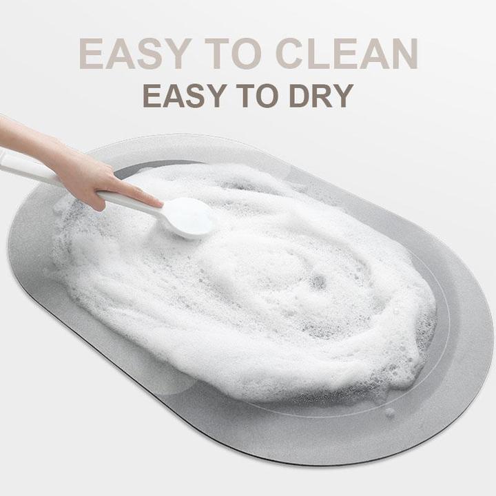 AquaCloud Quick Dry Bath Mat Ultra Absorbent for Bathroom