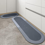 AquaCloud Quick Dry Bath Mat Ultra Absorbent for Bathroom